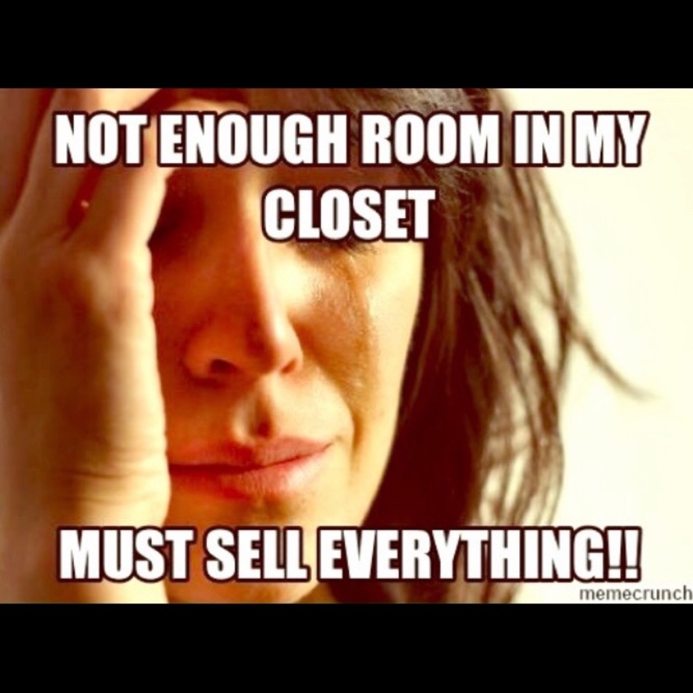 CLOSET CLEAN OUT!